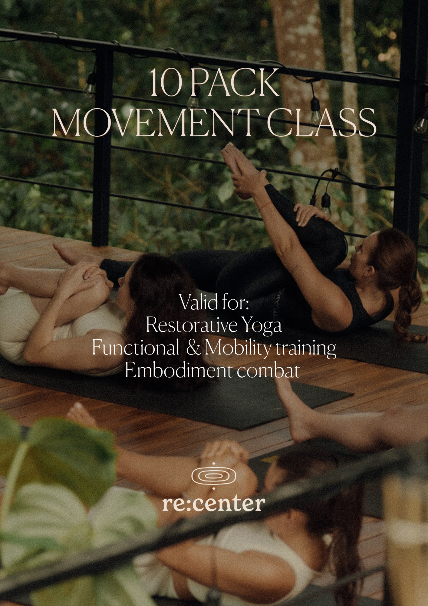 10 Pass - Movement class + Sauna & Ice Bath